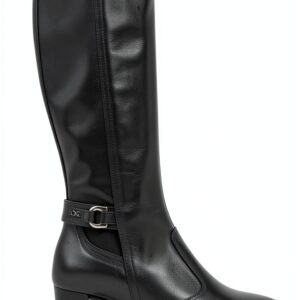 B.A.G. Damen Stiefel Leder Blockabsatz Reißverschluss-0