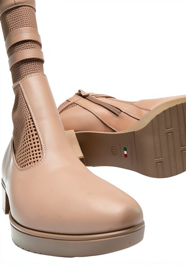 Nero Giardini Damen Stiefeletten Elba Material Beige-4