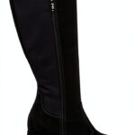 B.A.G. Damen Stiefel Leder Blockabsatz Reißverschluss-0
