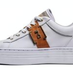 Nero Giardini Damen Sneaker Leder Weiß Schnürsenkel-0