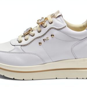 Nero Giardini Damen Sneaker Weiß herausnehmbare Innensohle-0