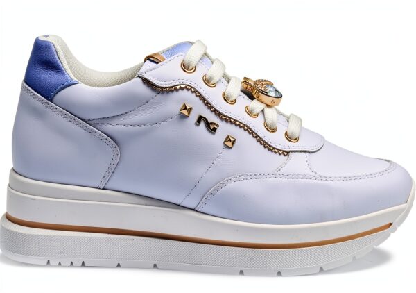 Nero Giardini Damen Sneaker Weiß herausnehmbare Innensohle-2