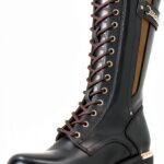Nero Giardini Damen Stiefel Chunky Schnürstiefel Glattleder-0
