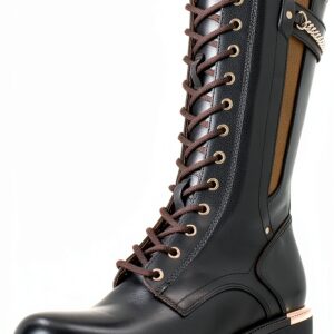 Nero Giardini Damen Stiefel Chunky Schnürstiefel Glattleder-0