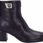 Nerogiardini Stiefelette Leder Damen Schwarz Größentabelle-0