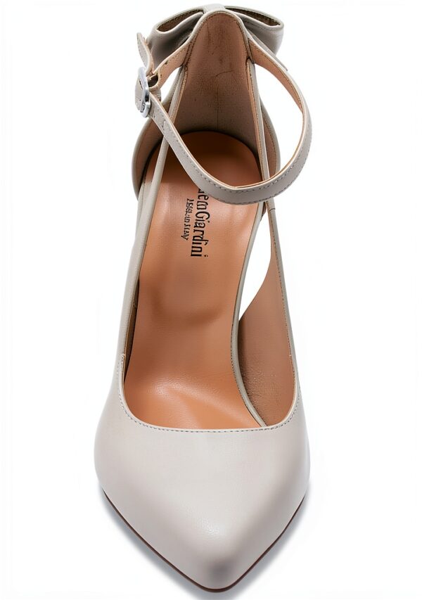 Nero Giardini Damen Pumps Elfenbein Leder Stiletto-2