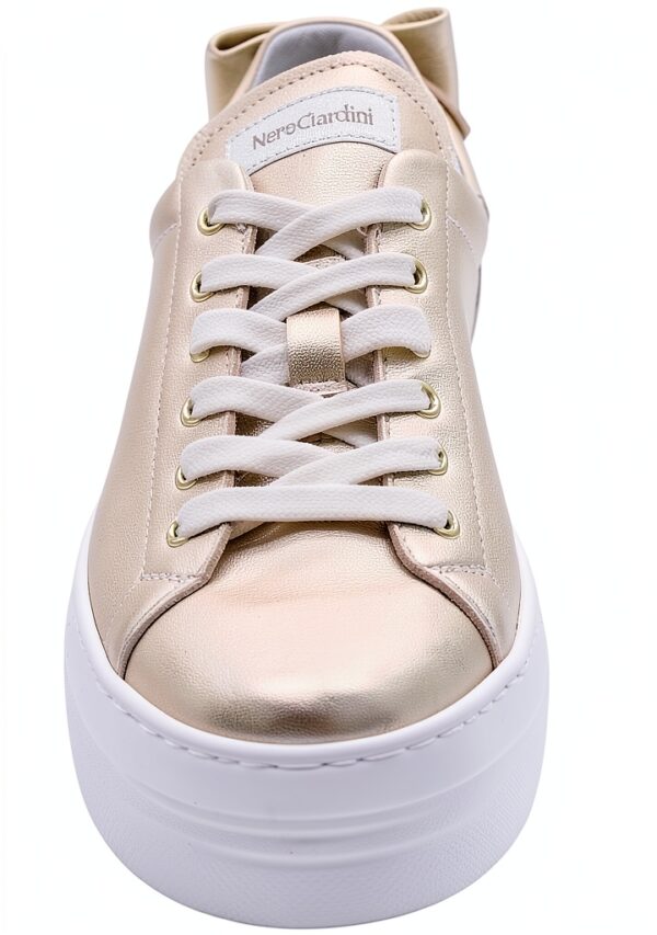 Nero Giardini Damen Schnürhalbschuhe Leder Plateau Absatz-2