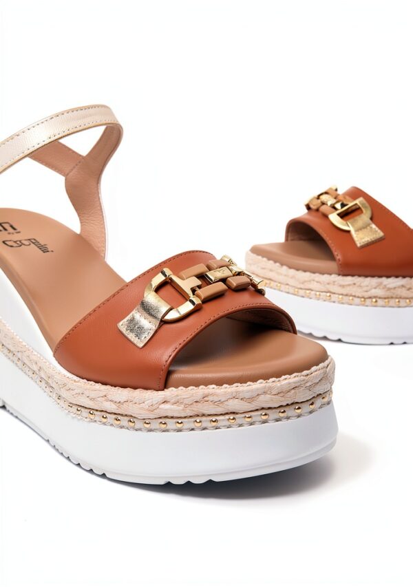Nero Giardini Damen Sandalen Leder Italienische Qualität-3