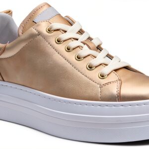 Nero Giardini Damen Schnürhalbschuhe Leder Plateau Absatz-0