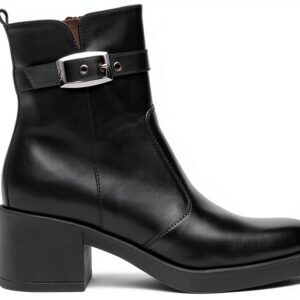 Schwarze Lederstiefel Damen B.A.G. S.p.A.-0