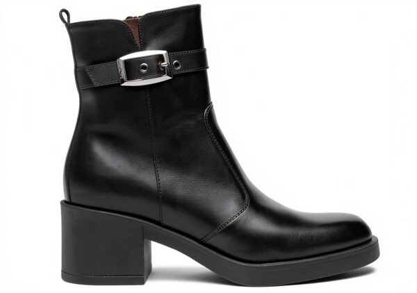 Schwarze Lederstiefel Damen B.A.G. S.p.A.-0