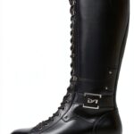 Damen-Lederstiefel von Amazon - Leder, Blockabsatz, Medium-0