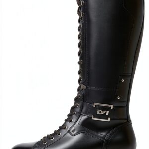Damen-Lederstiefel von Amazon - Leder, Blockabsatz, Medium-0