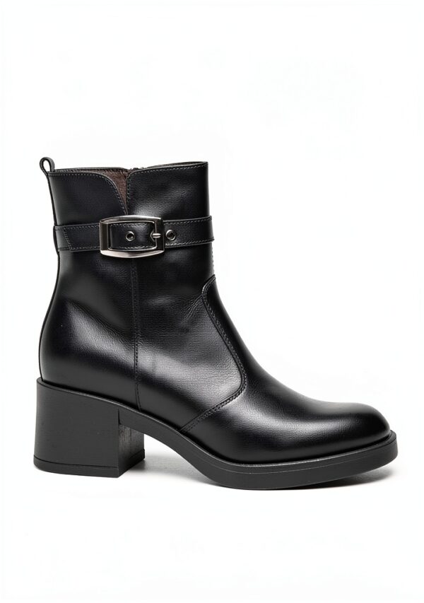 Schwarze Lederstiefel Damen B.A.G. S.p.A.-1