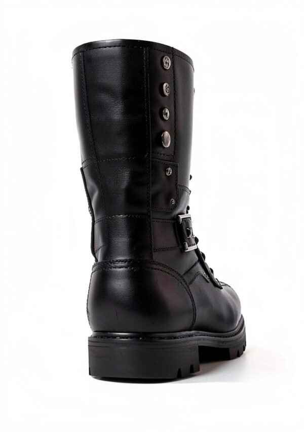 Damen-Lederstiefel von Amazon - Leder, Blockabsatz, Medium-5