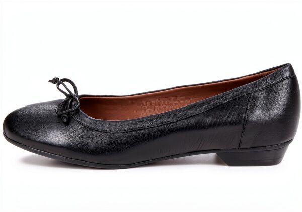 Geox Damen Donna Marnie Flat Hausschuhe Schwarz nicht abfärbende Sohle-6