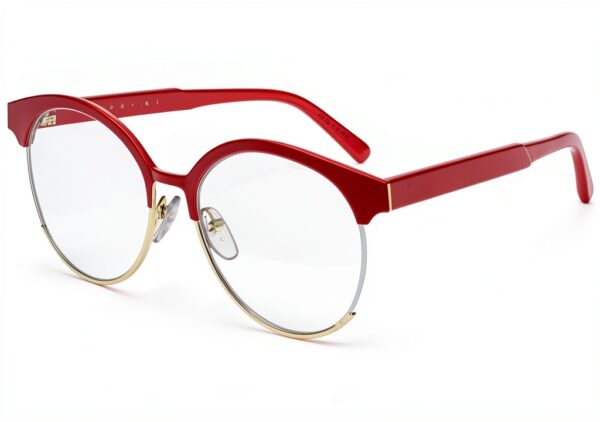 Brillen Marni ME2102 507 Coral/Gold Damen 52/18/140 Acetat Rahmen-0