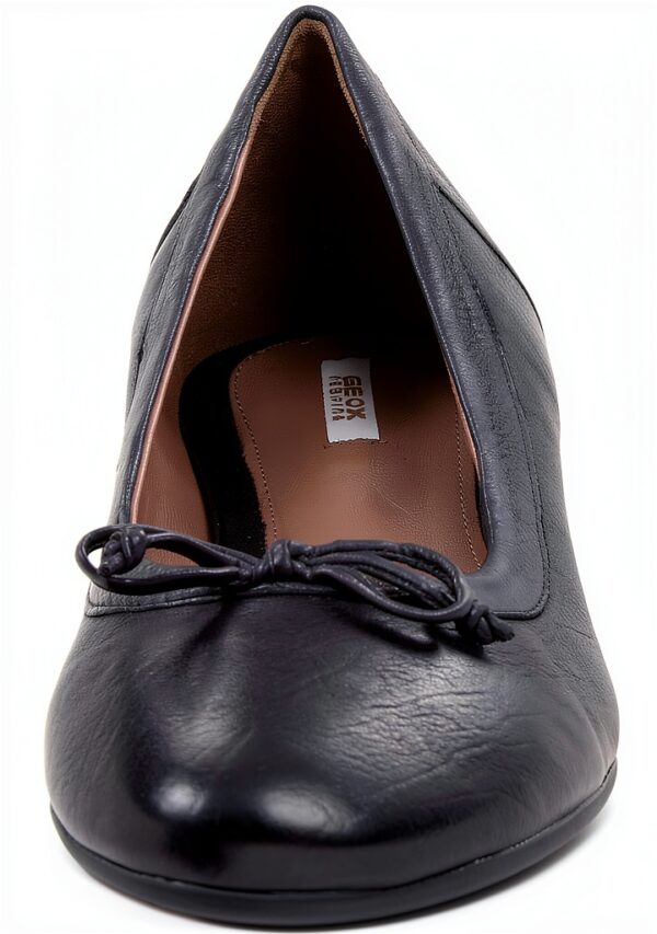 Geox Damen Donna Marnie Flat Hausschuhe Schwarz nicht abfärbende Sohle-1