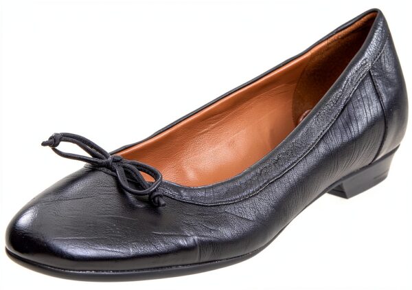 Geox Damen Donna Marnie Flat Hausschuhe Schwarz nicht abfärbende Sohle-0
