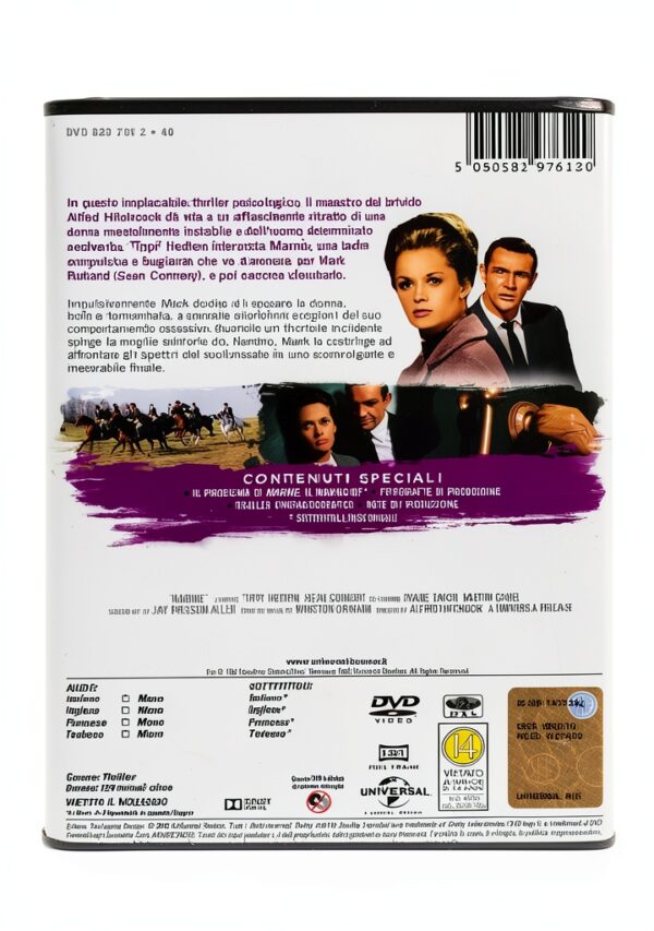 Marnie DVD Alfred Hitchcock Klassiker Universal IT Import 1 Disk 2h10m-1