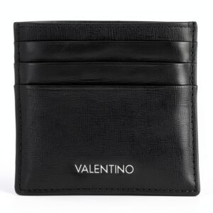 Valentino Kreditkartenhülle Schwarz Unisex – Leder, Einheitsgröße-0