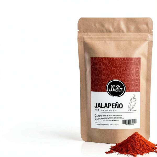 Spicy Welt Rotes Jalapeño Pulver 100g – Naturrein für Tacos, Salsa &-2